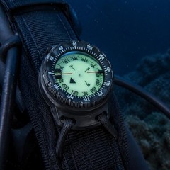 Bungee Compass Easy to Attach BCD Compass Precise Navigation for Divers