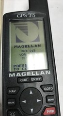 MAGELLAN 315 Portable GPS Navigator Boating Fishing Hunting Hiking With Box