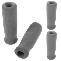 4 Pcs Cane Handle Cover Elderly Man Grip Replacement Grey Covers