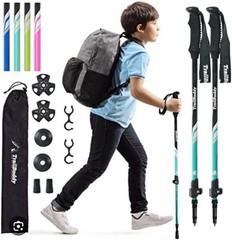 Trail Buddy Junior Ultra- Strong Aluminum Eva Trekking Hiking Poles FOR KIDS