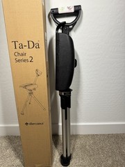 STEP2GOLD Ta-Da Chair Series 2 Portable Trekking Hiking Pole – 32.3″ Black