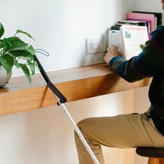 Portable Walking Cane Holder Clip for Table Easy Installation and Quick Release