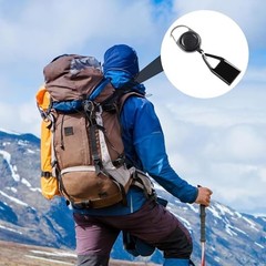 Black Lighter Clip Holder, Retractable Lighter Pouch, Stretch Cord Clip