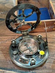 Christmas Gift, Personalized Engraved Sundial Compass, Anniversary Gift