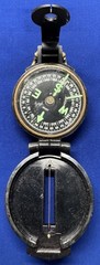 Vintage Broadway Japan Lensatic Compass w/ Box Instructions Pouch Bloomingdale’s