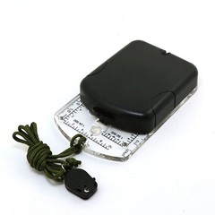 Sirius Survival Adjustable Declination Compass for Maps for Hiking Navigation