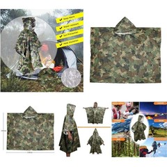 Compact Foldable Design Outdoor Raincoat Adult Size Fit Lightweight Design
