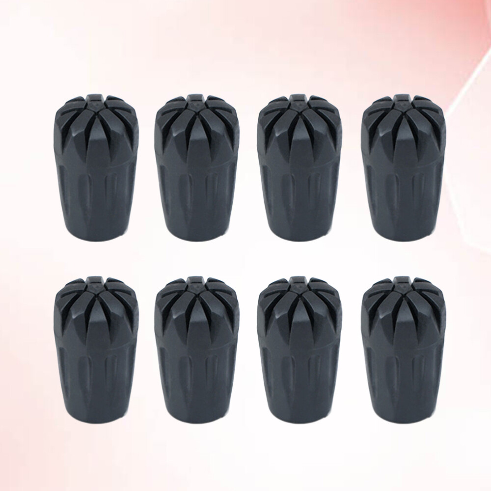 8pcs hiking pole rubber tips Hiking Poles Tips Hiking Sticks Tips Replacement