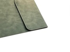 2 Pack PU Leather A4 File Folders Document Holder Waterproof Light Green