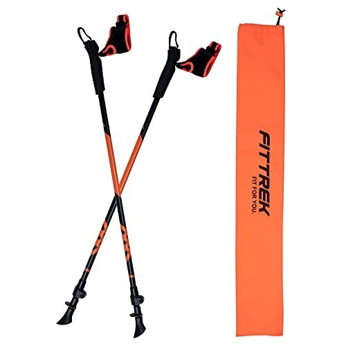 Nordic Walking Poles for Men Women – 2 Pack Aluminum Nordic Walking Sticks – …
