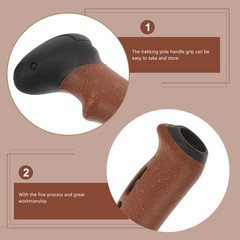 Trekking Pole Handle Cork Hiking Pole Grip Cork Walking Stick Handle Replacement