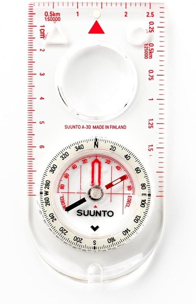 A-30 Compass Compact hiking compass W/ luminous markings in low light
