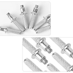 6 Pack Trekking Pole Tips Replacement Heavy Duty Universal Tungsten Steel End