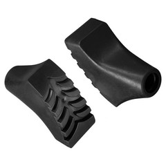 2Pcs Trekking Pole Tips Cane Hiking Stick Tip Protectors Replacement Accessories