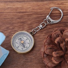 Vintage Portable Zinc Alloy Compact Pocket Compass For Outdoor Navigation Use