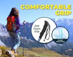 TREK-Z SE : FOLDABLE TREKKING HIKING POLES (2 Poles in Package)