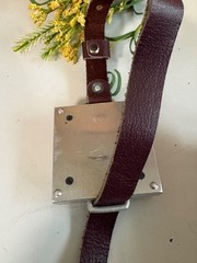 VINTAGE SUUNTO CO WRIST COMPASS HELSINKI ARMY LEATHER STRAP