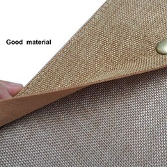 Durable File Folder Document Holder Portfolio Envelope Felt A4 Beige and Brown