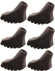 Trekking Poles Tips Set – Pack of 6 to 8 Replacement Rubber Trek Cane Foot_6pcs