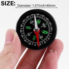2x(40mm clear liquid filled camping hiking outdoor scout 2905