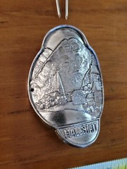 Hallstatt Austria HIKING WALKING STICK MEDALLION BADGE- New UNUSED RARE