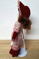 Artist doll porcelain doll 45 cm sleeping eyes collector rarity Vintage