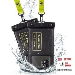 Marine – IP68 Waterproof Phone Regular Black/Neon – 2 Pack – Regular 2 Pack