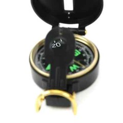 Ozark Trail Lensatic Liquid Black Compass Glow in Dark Directional Letters New