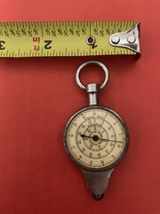 Vintage Opisometer Map Measurer Compass Germany – Inches to Miles CM To K Meters