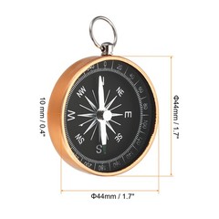1Pcs with Key Ring Pocket Compass Navigation Compass for Outdoor