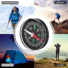 2x(40mm clear liquid filled camping hiking outdoor scout 2905