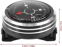 1Pc Slip-On Watch Band Compass, Mini Watch Strap Button Compass, Wrist-Mount …