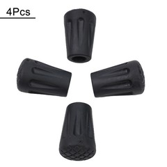Easy to Use Rubber Ferrules Cane Crutch Tip Ends Trekking Pole Tip Cover