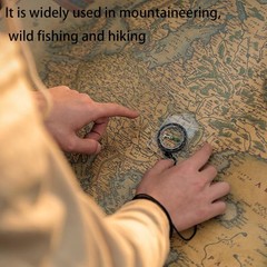 6 Pack Orientation Compass, Hiking Backpack Scout Compass Outdoor Waterproof…