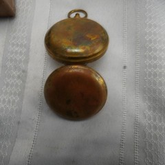 Marine Art Handicrafts Brass Pocket Compass W Wood Case Box Nautical Decor Gift