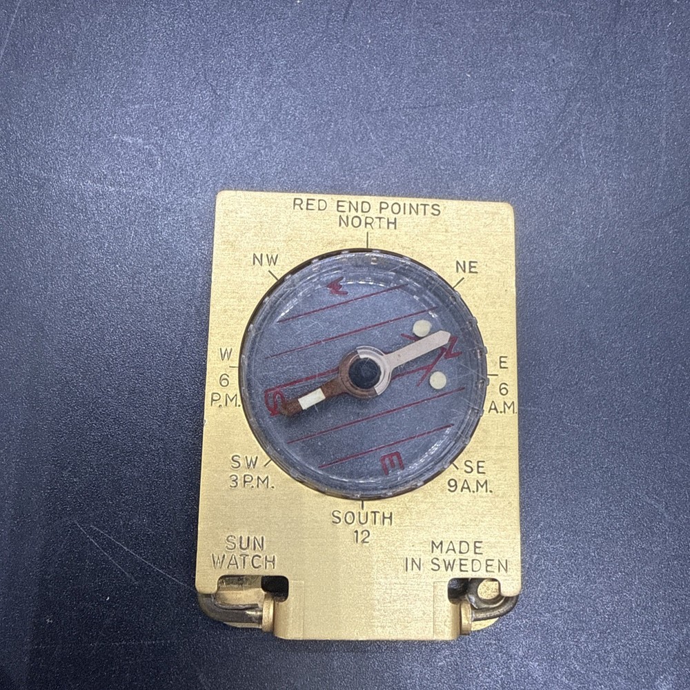 Silva Huntsman Compass & Sun Watch Sweden VTG Camping Outdoor Gear