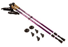 New Keenfit PURPLE 2-Piece Fitness Exercise Assisting Walking Poles