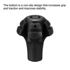 2Pcs Trekking Pole Accessories Spherical Walking Stick Tip Protectors