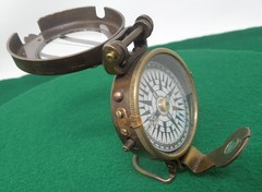 AM Authentic Models WWII Brass Compass, Made in India