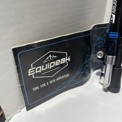 Equipeak Hiking Pole Collapsible Aircraft Aluminum Attachments Walking Trekking