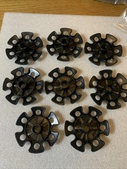 8pcs Ski Pole Baskets Replacement, Snowflake Basket for Trekking Pole, Replac…