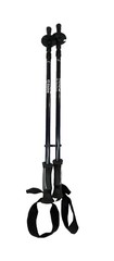 Pair Of Alpine Design Trekking Walking Hiking Poles Black Backpacking Adjustable