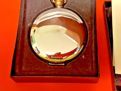 DALVEY Scotland Classic Pocket Compass Mirror Finish Stainless w/ Box and papers