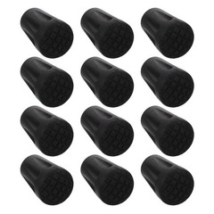 20 Pcs Anti-slip Pad for Hiking Sticks Replacement Rubber Cane Tips Walking