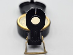 Vintage Plastic & Brass Hardware Engineer Directional Compass