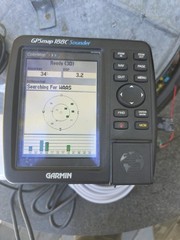 GARMIN GPSMAP 188C SOUNDER MARINE GPS CHART PLOTTER FISHFINDER DISPLAY -fl Kit