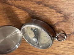 Vintage Compass With Lock and Direction Arrow Made in Germany Liquid Filled PIC