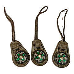 Mini Compass Survival Kit Keychain Outdoor Camping Hiking Pocket Navigator (3)
