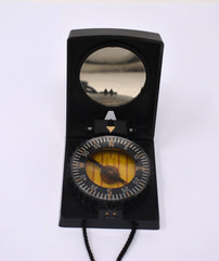 Vintage Freiberger Prazisions Mechanik F73 German DDR Military Compass