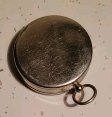 VINTAGE LIQUID FILLED GERMANY (?) COMPASS WITH CARRY BAG
